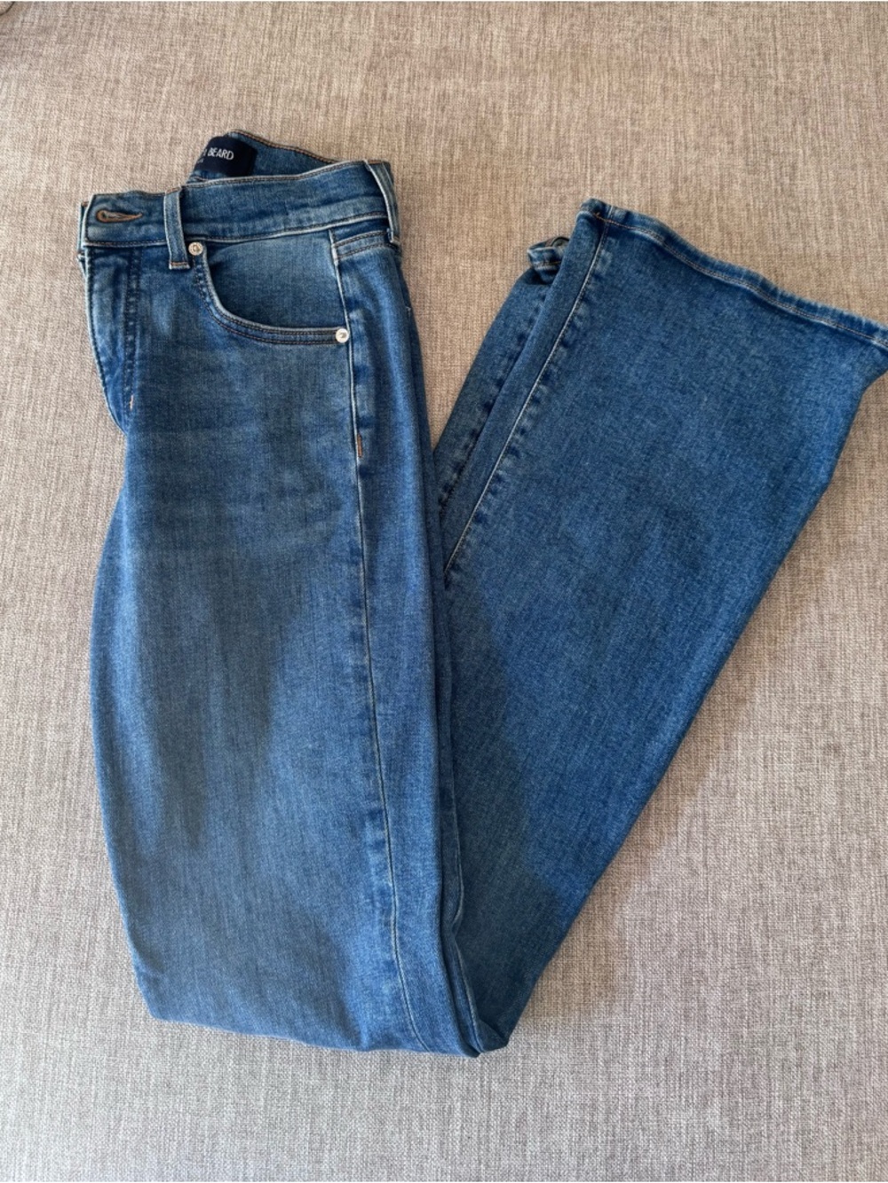 Veronica Beard Beverly Skinny-Flare Jean size 26 Sedona River - Picture 3 of 8